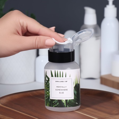 The bottle - a bottle of pumping "another place", 250 ml, green, black-3