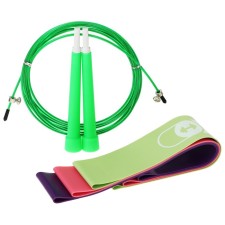 ONLYTOP fitness set “In training”: 3 fitness residents, jump rope