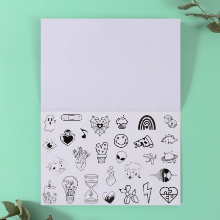 Stickers in the book "One Line" + 3 Fires 20.7x14.2 cm-6