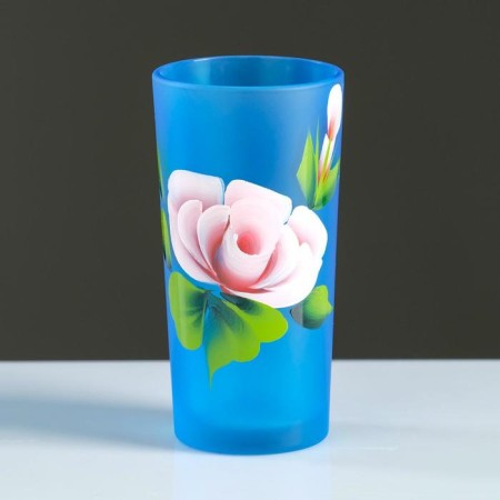 Set for juice with a tray "Zhostovo" Art painting, 6 glasses 1250/200 ml-15