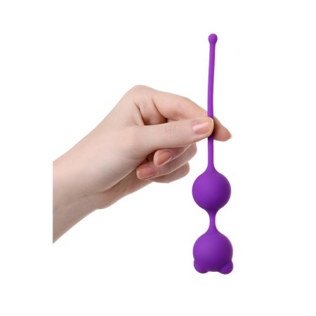 Toyfa A-Toys vaginal balls, silicone, purple color, d = 2.7 cm-2