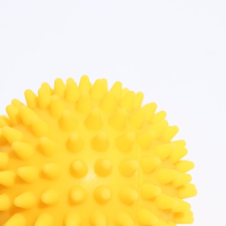 Toy "Massage ball" No. 2, 7.7 cm, yellow-2