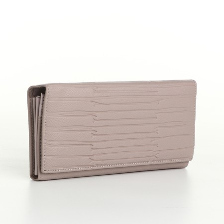 Women's wallet on magnets, gray color