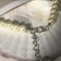 Set 2 objects: earrings, necklace “vernissage” pearl drop, white color in silver, 45 cm