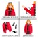 Carrier-model doll "High Fashion", red style