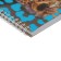 Calligrata A5 sketchbook, 50 sheets, solid cover, “leopard”, metallized cardboard with a volumetric pattern, block 100 g/m2