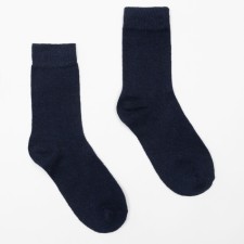 Male wool socks, dark blue color, size 43-46