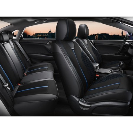 Kit of frame covers 5d Carfashion Marshal Plus, Black/Black/Blue