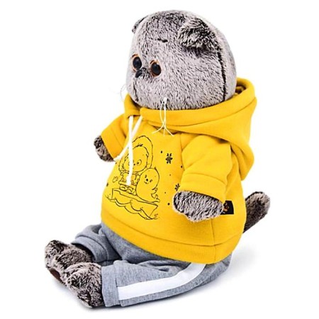 Soft toy "Basik" in a tracksuit, 19 cm-1