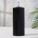 Candle - cylinder, 7x17 cm, 50 hours, 515 g, black