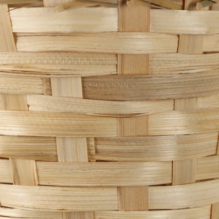 Wicker basket, D19 x 9.5 x 32cm, bamboo-5
