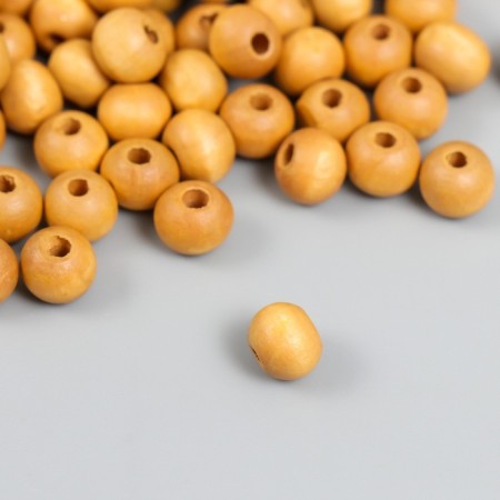 Beads for creativity tree "Natural" D-0.8 cm, set of 20 g-1