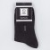 Male socks, black color, size 25-27