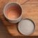 Flower pot "Brussels" gray silver cylinder No. 3, 2.6 liters