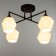 Svetogor chandelier "Style" 4x60W E27 Black 55x55x28.5cm