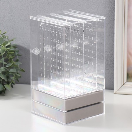 Casket for jewelry plastic "Column" 24.5x13x13.5 cm-3