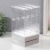 Casket for jewelry plastic "Column" 24.5x13x13.5 cm