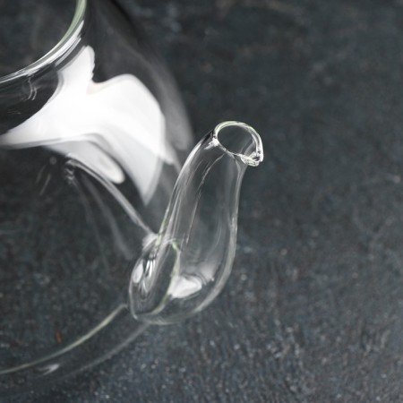 Glass teapot with metal sieve "Jacques", 1 l, 21 × 14 × 11 cm-2