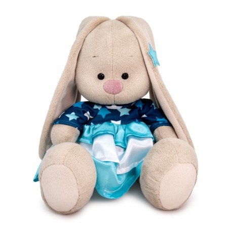 Soft toy "Bunny mi in a dress with stars", 18 cm
