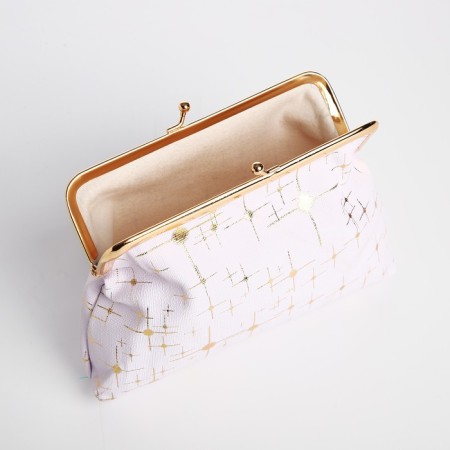 Cosmetic bag on the farmar, white color-2