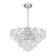 Suspended lamp 60W, 9XE14, 34x50 cm, chrome
