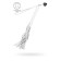 Pecado BDSM label, white hilt, white whips, genuine leather