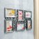 Photo frame plastic in 6 photos 10x15 cm "Bud" silver 52x32 cm