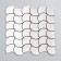 Interior sticker "waves" silver 30x30 cm