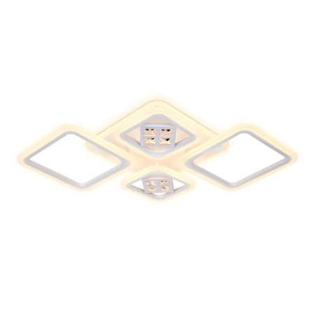 LED ceiling LED with Ambrella Light, Ice, FA286, 4XLED, 101 W, 7575LUM, 3000-6400K, white color is white-1