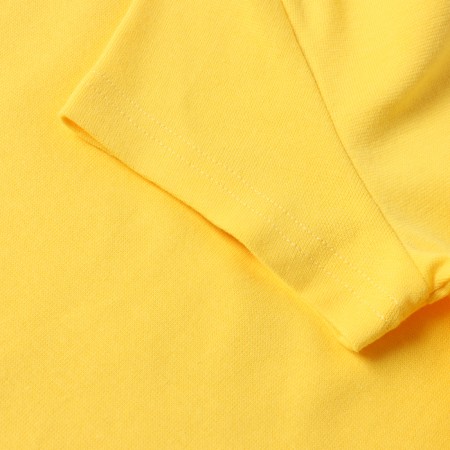 T-shirt female o-shaped neckline, yellow color, size 48-2