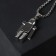 Pompeiy pendant cute robot, silver color, 70 cm