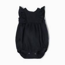 Боди с рюшей Крошка Я Linen , р. 80-86, синий