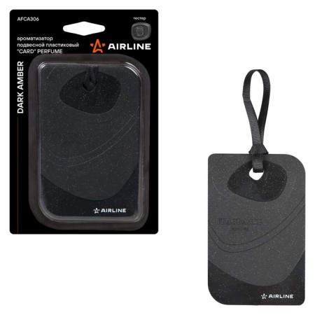 Ароматизатор подвесной пластик «Card» Perfume Dark amber AFCA306
