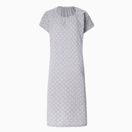 Night shirt female, gray color, size 52
