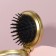 Massage comb “mother -of -pearl butterfly”, folding, with a mirror, d = 6 cm, color mix