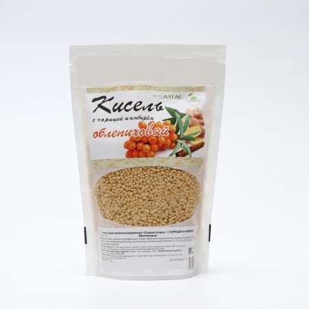 Kisel "Altaiflora" sea buckthorn with cinnamon and ginger, 250 g