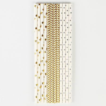 Paper tubes 12 pcs "Gold"-2