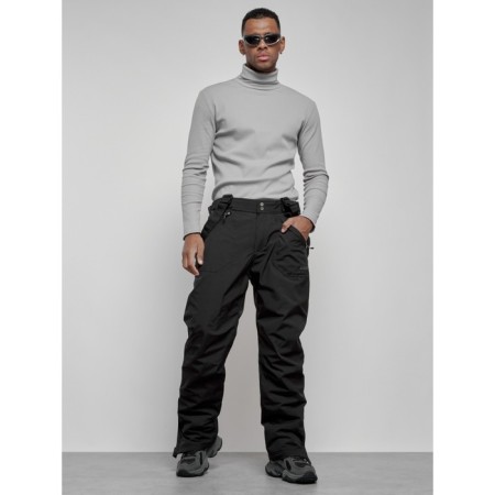 Semi -combinezone ski insulated male winter, size 50, black color-20