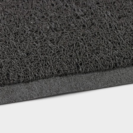 Rug -shaped shade of Welcome, with a edging, 38 × 58 cm, color gray color-2