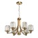 Ilvita chandelier, size 66x95x66 cm, 360W 6xe14