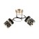 Rhine chandelier 2he27 40w Black 48x26x27 cm Bayerlux