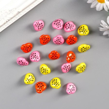 Buttons plastic for creativity "God's Layer" set of 20 pcs mix 1.5x1.3 cm