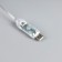 Smart garland "thread" 15 m dew, IP20, silver thread, 100 LED, control from the application, glow RGB, USB