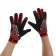 Motorcycle gloves, off-season, single-sized, black and red