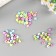 Beads for creativity "Mix No. 3", 10-13 mm, 30 grams, 6 colors, pastel