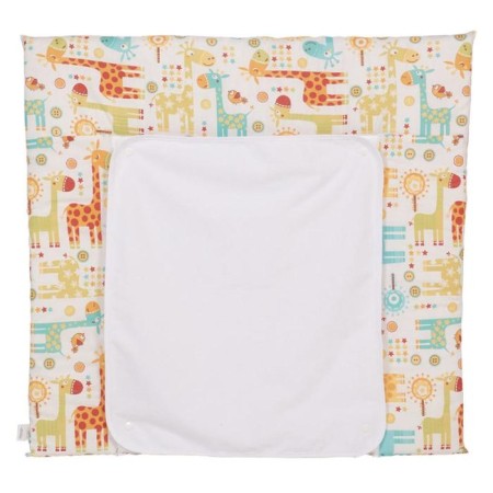 A swaddling mattress, a double -sided giraffe, with a removable liner, pink color