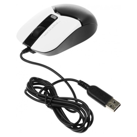 Mouse A4Tech FSTYLER FM12 Panda White/Black Optical (1200DPI) USB (3but)