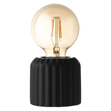 EDGE black decorative lamp