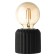 EDGE black decorative lamp