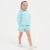 Костюм детский (толстовка, шорты) KAFTAN "Basic line", рост 122-128, цвет бирюзовый